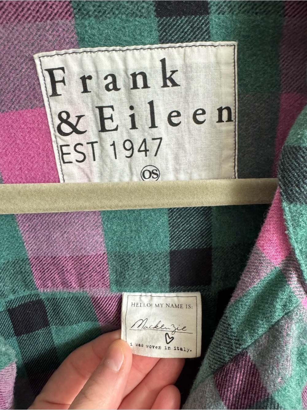 Frank + Eileen Italian Cotton Flannel Mackenzie - OS - Picture 5 of 6